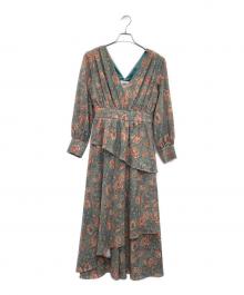 Ameri（アメリ）の古着「CHARLOTTE ARCHAIC DRESS（シャーロット アルカイック ドレス）」｜グリーン