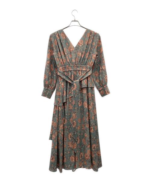 Ameri（アメリ）Ameri (アメリ) CHARLOTTE ARCHAIC DRESS（シャーロット アルカイック ドレス） グリーン サイズ:FREEの古着・服飾アイテム