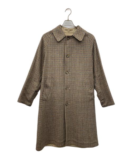 INVERTERE（インバーティア）INVERTERE (インバーティア) バルカラーコート ブラウン サイズ:36の古着・服飾アイテム