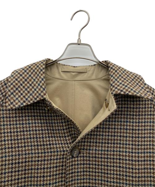 INVERTERE（インバーティア）INVERTERE (インバーティア) バルカラーコート ブラウン サイズ:36の古着・服飾アイテム