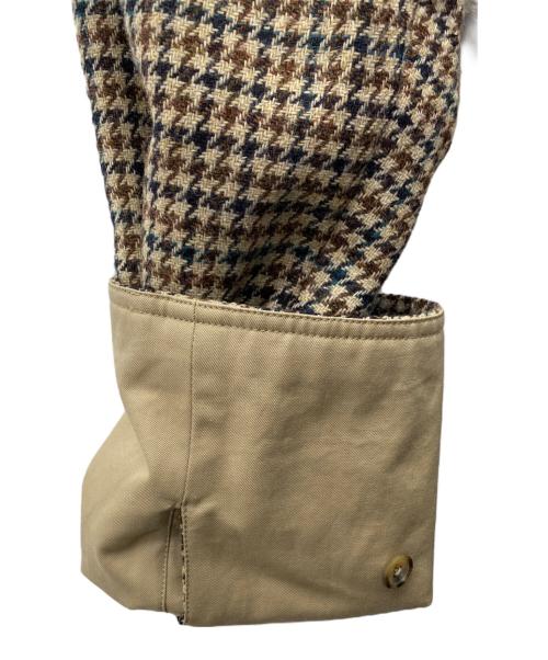 INVERTERE（インバーティア）INVERTERE (インバーティア) バルカラーコート ブラウン サイズ:36の古着・服飾アイテム