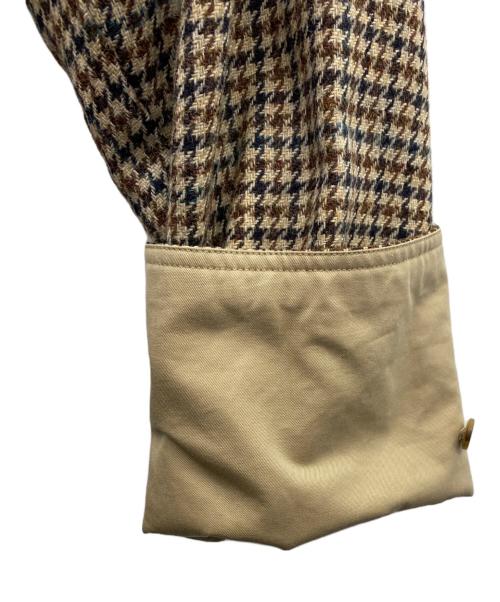 INVERTERE（インバーティア）INVERTERE (インバーティア) バルカラーコート ブラウン サイズ:36の古着・服飾アイテム