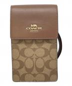 COACHコーチ）の古着「ショルダーバッグ」｜ブラウン×ベージュ