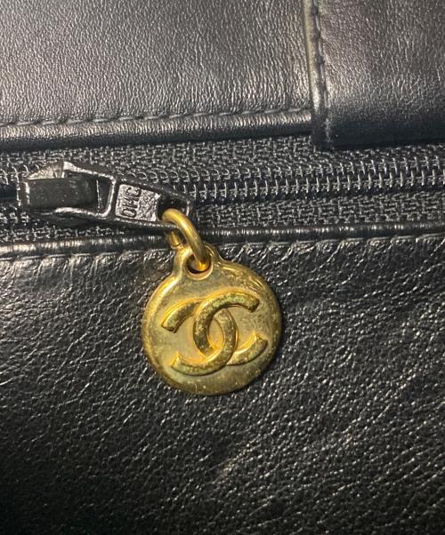 CHANEL（シャネル）CHANEL (シャネル) チェーントートバッグ ブラックの古着・服飾アイテム