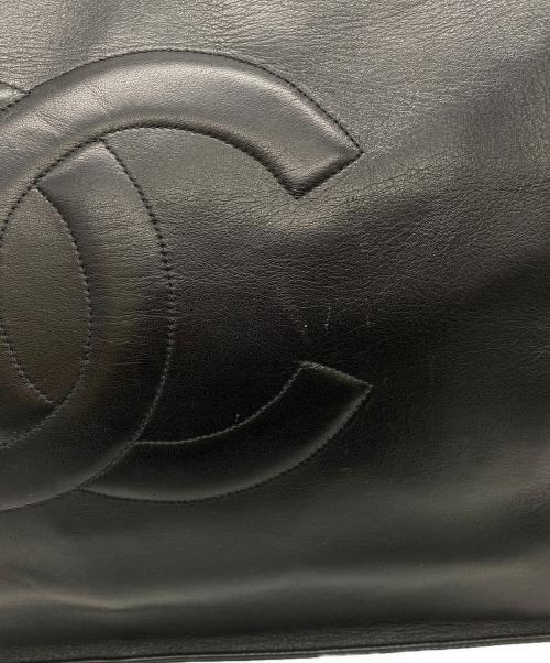 CHANEL（シャネル）CHANEL (シャネル) チェーントートバッグ ブラックの古着・服飾アイテム