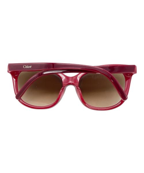 Chloe（クロエ）Chloe (クロエ) サングラス レッド サイズ:56□20 140の古着・服飾アイテム