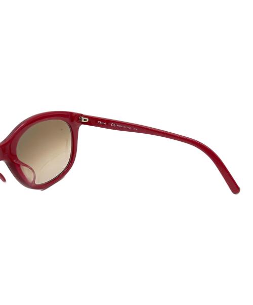 Chloe（クロエ）Chloe (クロエ) サングラス レッド サイズ:56□20 140の古着・服飾アイテム