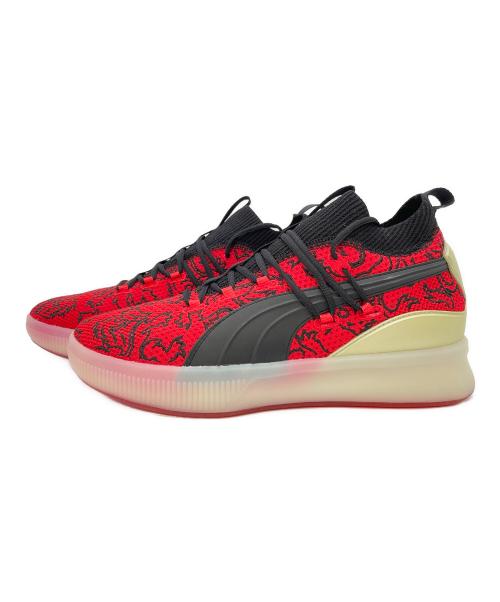 PUMA（プーマ）PUMA (プーマ) ローカットスニーカー レッド×ブラック サイズ:29㎝の古着・服飾アイテム