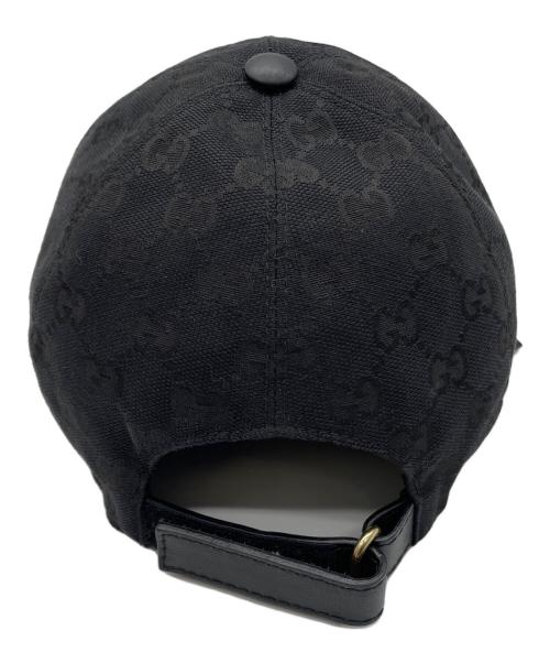 GUCCI（グッチ）GUCCI (グッチ) キャップ ブラックの古着・服飾アイテム
