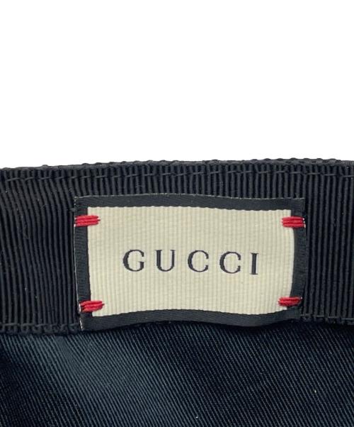 GUCCI（グッチ）GUCCI (グッチ) キャップ ブラックの古着・服飾アイテム