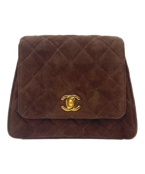 CHANEL（シャネル）CHANEL (シャネル) ショルダーバッグ ブラウン×ゴールドの古着・服飾アイテム