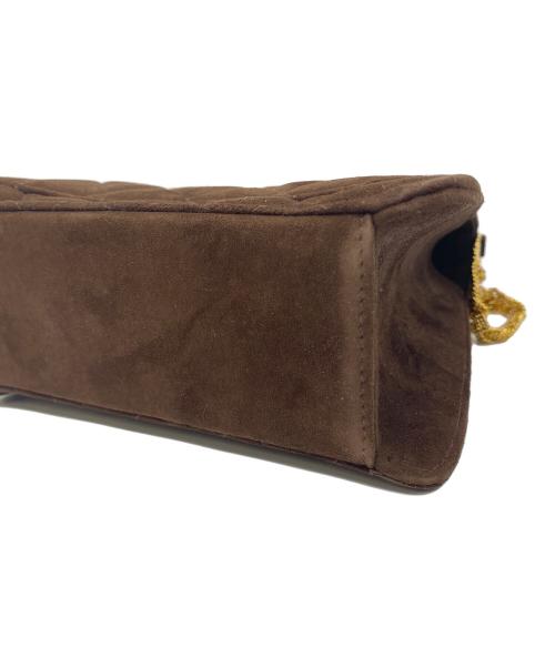 CHANEL（シャネル）CHANEL (シャネル) ショルダーバッグ ブラウン×ゴールドの古着・服飾アイテム