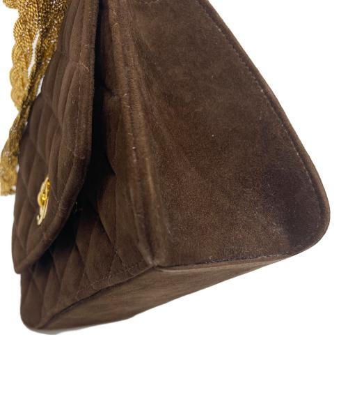 CHANEL（シャネル）CHANEL (シャネル) ショルダーバッグ ブラウン×ゴールドの古着・服飾アイテム