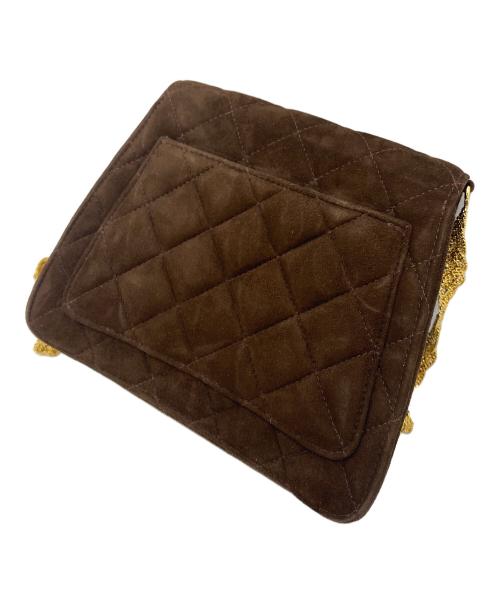 CHANEL（シャネル）CHANEL (シャネル) ショルダーバッグ ブラウン×ゴールドの古着・服飾アイテム