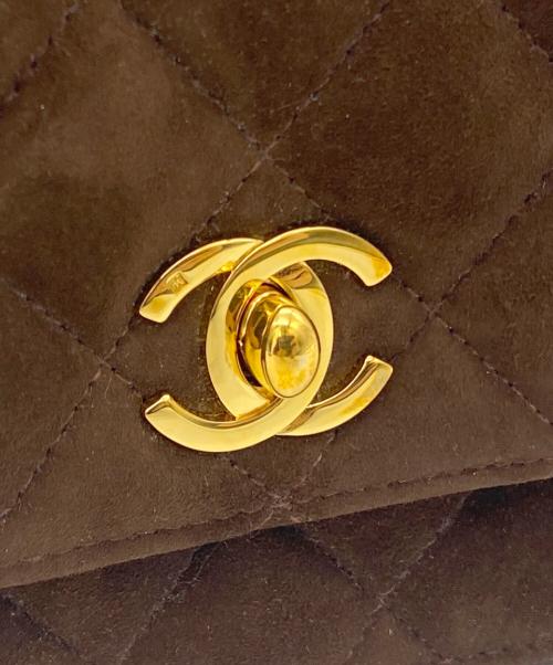 CHANEL（シャネル）CHANEL (シャネル) ショルダーバッグ ブラウン×ゴールドの古着・服飾アイテム