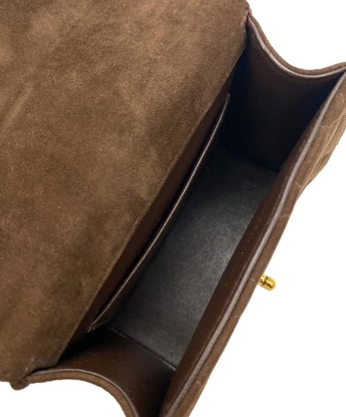 CHANEL（シャネル）CHANEL (シャネル) ショルダーバッグ ブラウン×ゴールドの古着・服飾アイテム