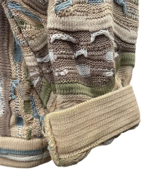 Coogi（クージー）Coogi (クージー) 薄手ニット ベージュ サイズ:Ｌの古着・服飾アイテム