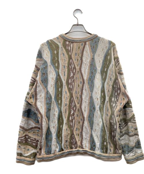 Coogi（クージー）Coogi (クージー) 薄手ニット ベージュ サイズ:Ｌの古着・服飾アイテム