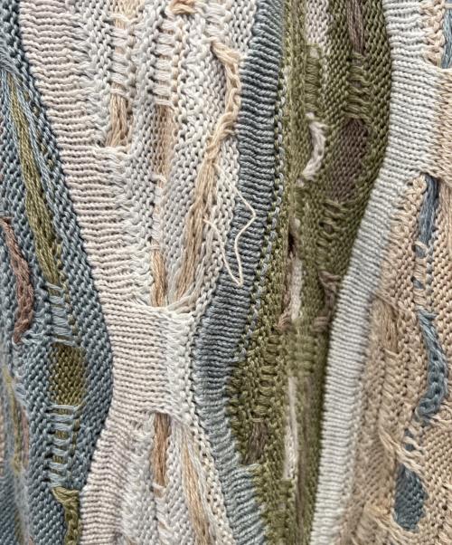 Coogi（クージー）Coogi (クージー) 薄手ニット ベージュ サイズ:Ｌの古着・服飾アイテム