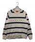 SUPREME（シュプリーム）の古着「クルーネックスウェット」｜ベージュ×ネイビー