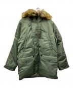 AVIREXアヴィレックス）の古着「フライトジャケット」｜オリーブ