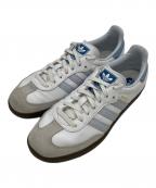 adidasアディダス）の古着「SAMBA」｜ホワイト×スカイブルー