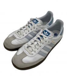 adidas（アディダス）の古着「SAMBA」｜ホワイト×スカイブルー