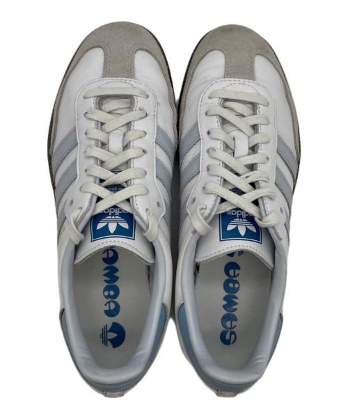 adidas（アディダス）adidas (アディダス) SAMBA ホワイト×スカイブルー サイズ:26.5の古着・服飾アイテム
