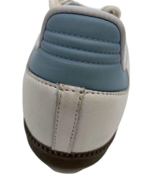 adidas（アディダス）adidas (アディダス) SAMBA ホワイト×スカイブルー サイズ:26.5の古着・服飾アイテム