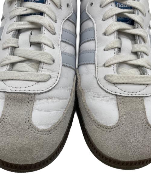 adidas（アディダス）adidas (アディダス) SAMBA ホワイト×スカイブルー サイズ:26.5の古着・服飾アイテム