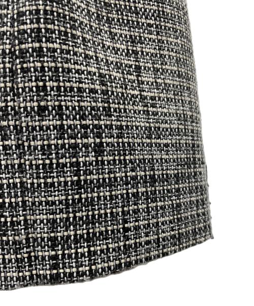 NATURAL BEAUTY BASIC（ナチュラルビューティーベーシック）NATURAL BEAUTY BASIC (ナチュラルビューティーベーシック) ペプラムツイードジレ グレー サイズ:Ｓの古着・服飾アイテム