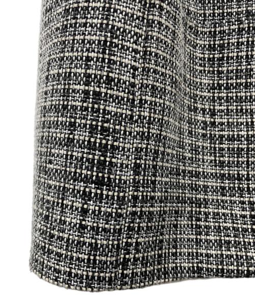 NATURAL BEAUTY BASIC（ナチュラルビューティーベーシック）NATURAL BEAUTY BASIC (ナチュラルビューティーベーシック) ペプラムツイードジレ グレー サイズ:Ｓの古着・服飾アイテム