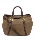 PRADAプラダ）の古着「ハンドバッグ」｜ベージュ