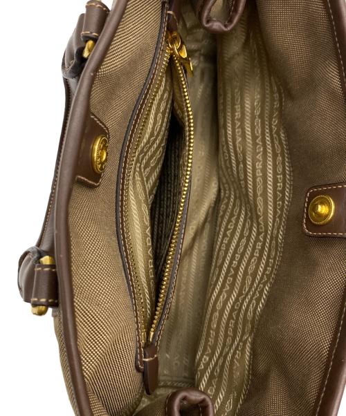 PRADA（プラダ）PRADA (プラダ) ハンドバッグ ベージュの古着・服飾アイテム