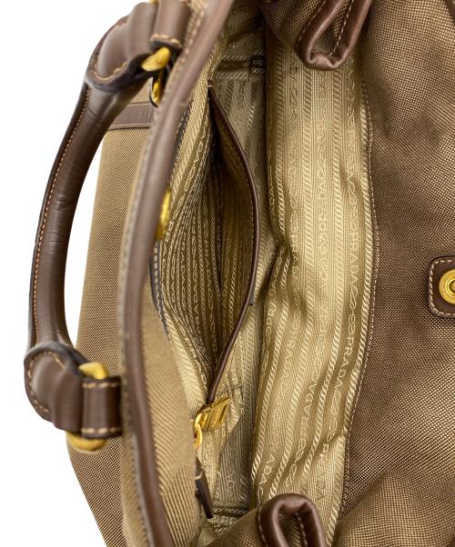 PRADA（プラダ）PRADA (プラダ) ハンドバッグ ベージュの古着・服飾アイテム