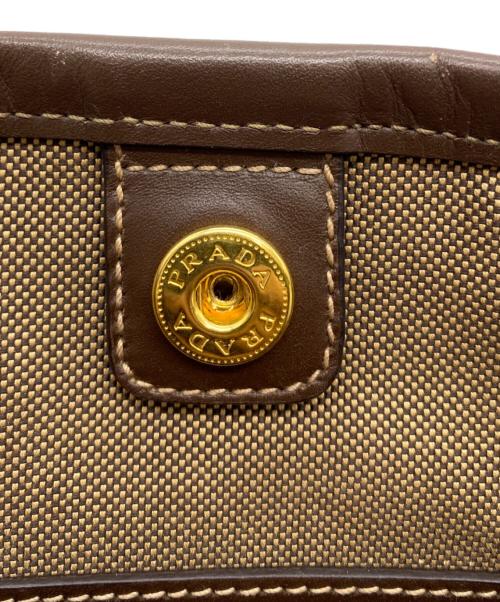 PRADA（プラダ）PRADA (プラダ) ハンドバッグ ベージュの古着・服飾アイテム