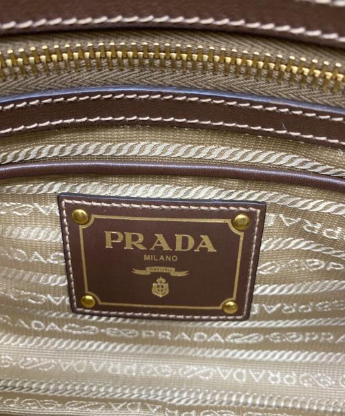 PRADA（プラダ）PRADA (プラダ) ハンドバッグ ベージュの古着・服飾アイテム