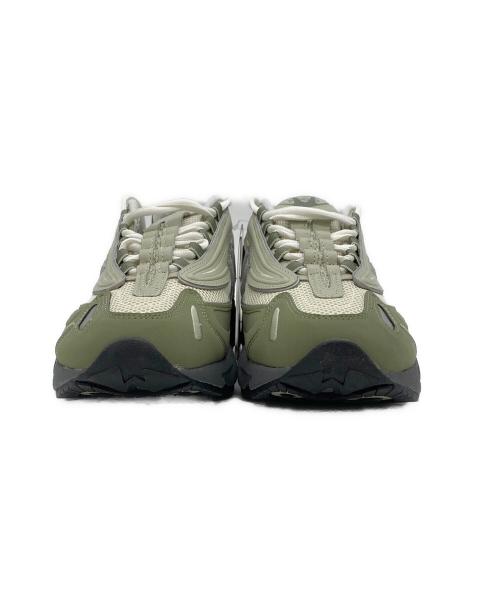 NEW BALANCE（ニューバランス）NEW BALANCE (ニューバランス) ローカットスニーカー オリーブ×ホワイト サイズ:26.5の古着・服飾アイテム