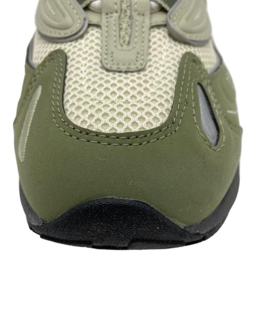 NEW BALANCE（ニューバランス）NEW BALANCE (ニューバランス) ローカットスニーカー オリーブ×ホワイト サイズ:26.5の古着・服飾アイテム