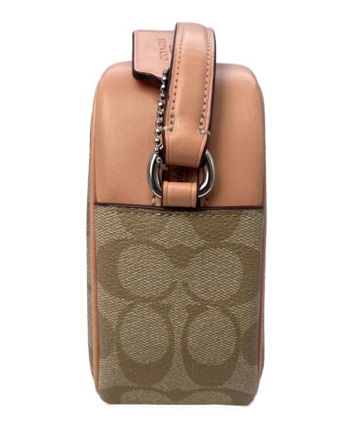 COACH（コーチ）COACH (コーチ) ショルダーバッグ ピンクベージュの古着・服飾アイテム