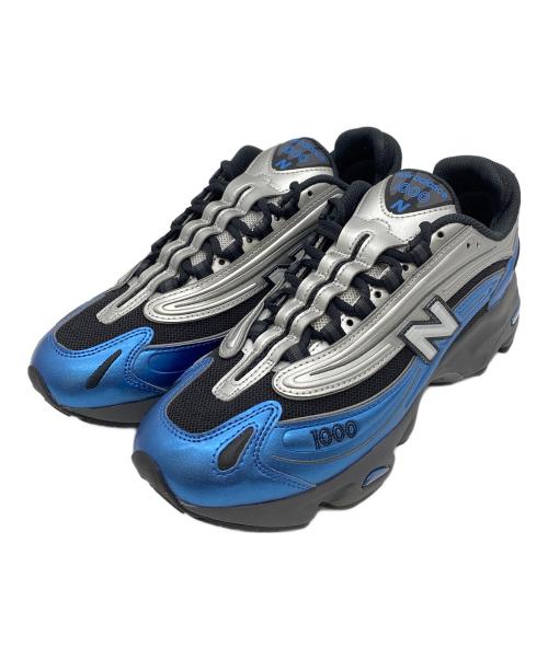 NEW BALANCE（ニューバランス）NEW BALANCE (ニューバランス) ローカットスニーカー グレー×ブルー サイズ:27cmの古着・服飾アイテム