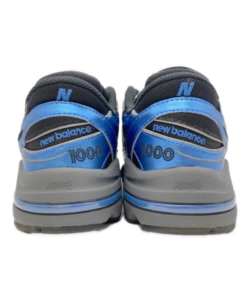 NEW BALANCE（ニューバランス）NEW BALANCE (ニューバランス) ローカットスニーカー グレー×ブルー サイズ:27cmの古着・服飾アイテム