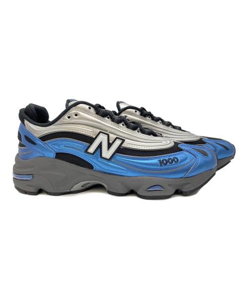 NEW BALANCE（ニューバランス）NEW BALANCE (ニューバランス) ローカットスニーカー グレー×ブルー サイズ:27cmの古着・服飾アイテム