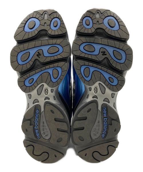 NEW BALANCE（ニューバランス）NEW BALANCE (ニューバランス) ローカットスニーカー グレー×ブルー サイズ:27cmの古着・服飾アイテム