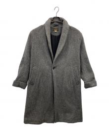 J.S HOMESTEAD（ジャーナルスタンダード ホームステッド）の古着「ノーカラーコート」｜グレー