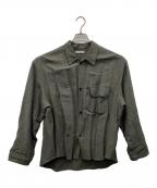 CLANE HOMMEクラネ オム）の古着「長袖シャツ」｜グリーン