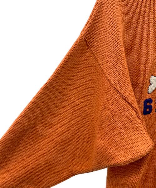 By American（バイアメリカン）By American (バイアメリカン) 厚手ニット オレンジ サイズ:XLの古着・服飾アイテム