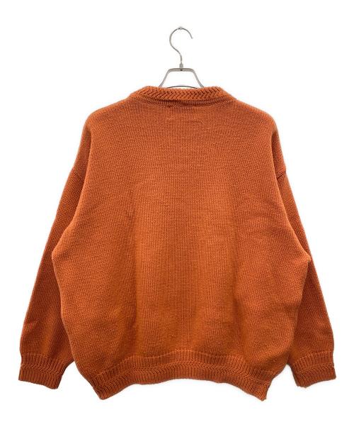 By American（バイアメリカン）By American (バイアメリカン) 厚手ニット オレンジ サイズ:XLの古着・服飾アイテム
