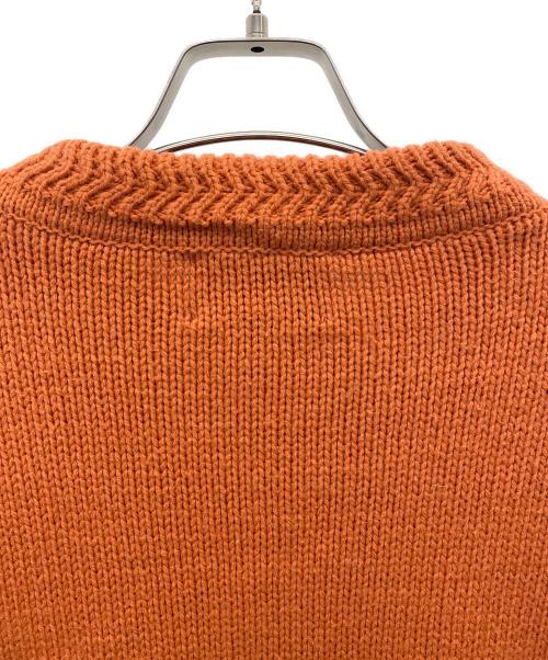 By American（バイアメリカン）By American (バイアメリカン) 厚手ニット オレンジ サイズ:XLの古着・服飾アイテム