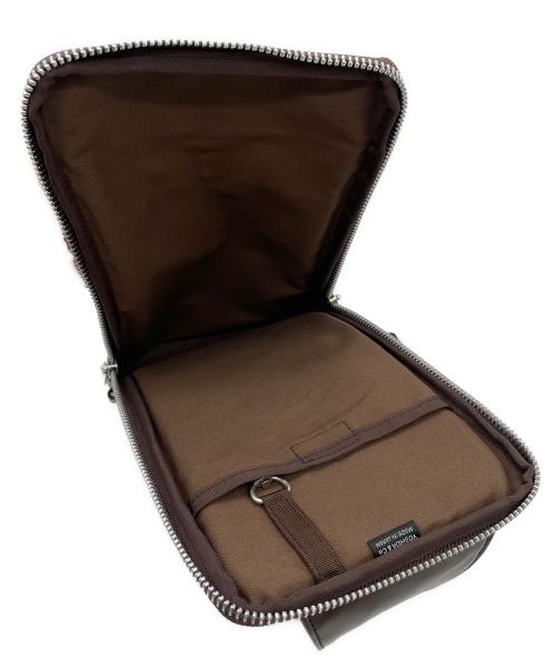 PORTER（ポーター）PORTER (ポーター) スリングショルダーバッグ ブラウンの古着・服飾アイテム